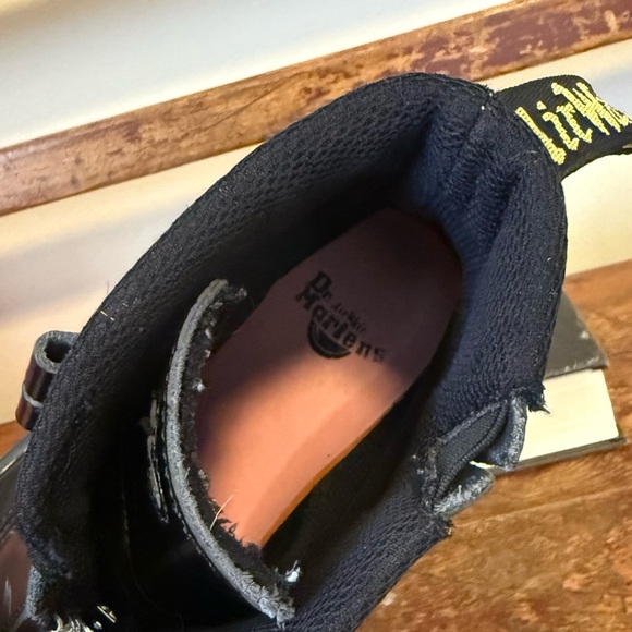 Dr. Martens Lazy Oaf Heart Buckle Platform Boots - Picture 14 of 15